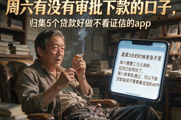 周六有没有审批下款的口子，归集5个贷款好做不看征信的app