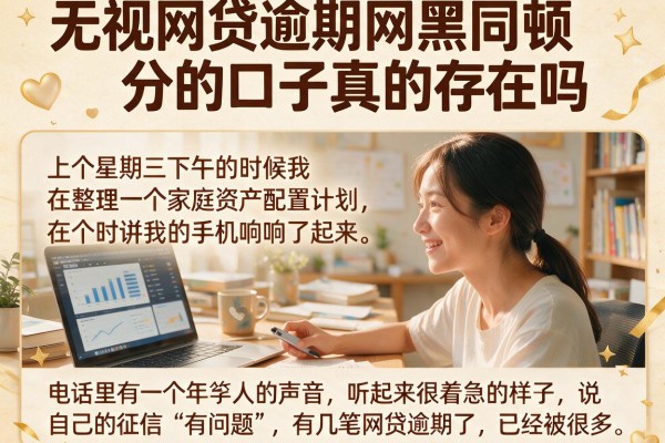 无视网贷逾期网黑同顿分的口子真的存在吗