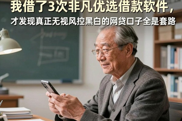 我借了3次非凡优选借款软件，才发现真正无视风控黑白的网贷口子全是套路