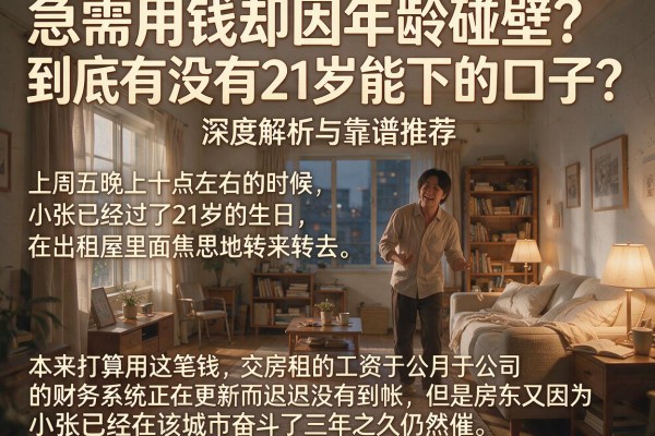 急需用钱却因年龄碰壁？到底有没有21岁能下的口子？深度解析与靠谱推荐