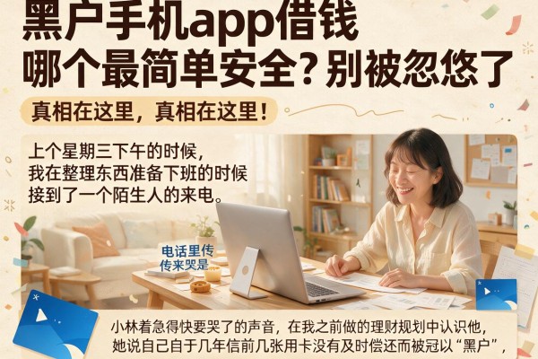 黑户手机app借钱哪个最简单安全？别被忽悠了，真相在这里