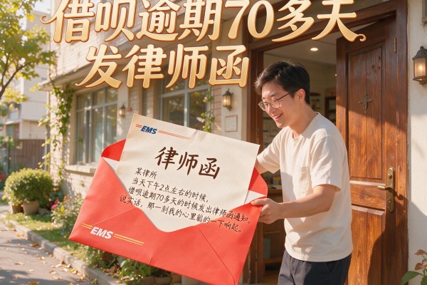 借呗逾期70多天发律师函，收到那一刻我手都在抖