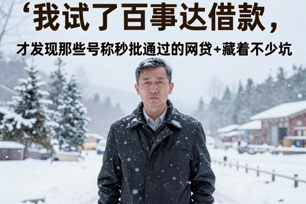 我试了百事达借款，才发现那些号称秒批通过的网贷app藏着不少坑