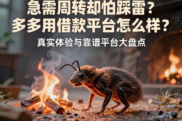急需周转却怕踩雷？多多用借款平台怎么样？真实体验与靠谱平台大盘点