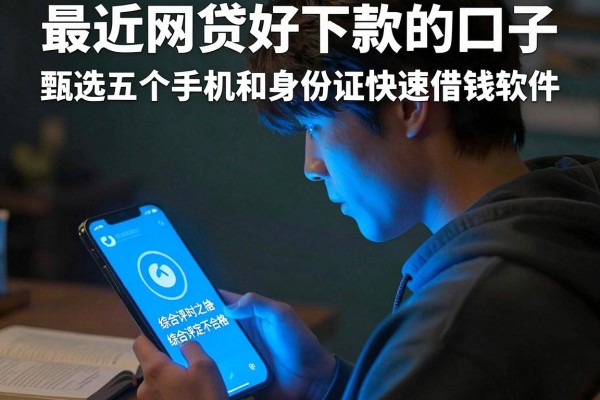 最近网贷好下款的口子，甄选五个手机和身份证快速借钱软件