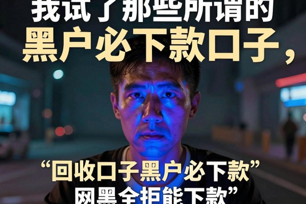 我试了那些所谓的黑户必下款口子，结果让人意外