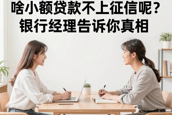 啥小额贷款不上征信呢？银行经理告诉你真相