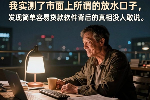 我实测了市面上所谓的放水口子，发现简单容易贷款软件背后的真相没人敢说