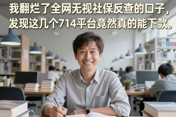 我翻烂了全网无视社保反查的口子，发现这几个714平台竟然真的能下款