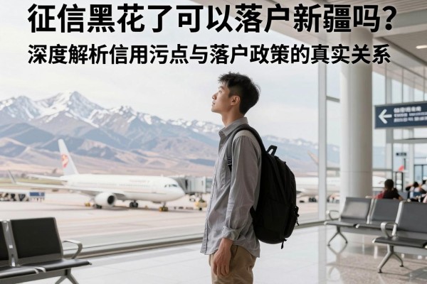 征信黑花了可以落户新疆吗？深度解析信用污点与落户政策的真实关系