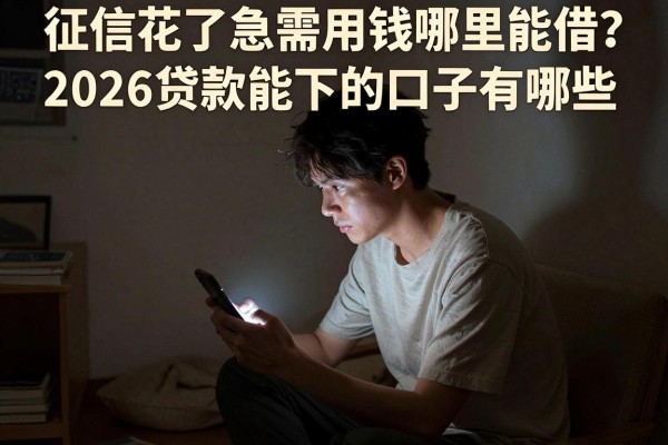 征信花了急需用钱哪里能借？2026贷款能下的口子有哪些，这五个平台或许能救急