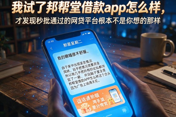 我试了邦帮堂借款app怎么样，才发现秒批通过的网贷平台根本不是你想的那样