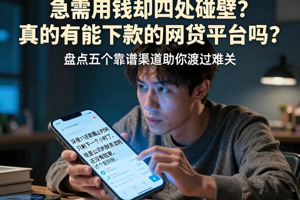 急需用钱却四处碰壁？真的有能下款的网贷平台吗？盘点五个靠谱渠道助你渡过难关