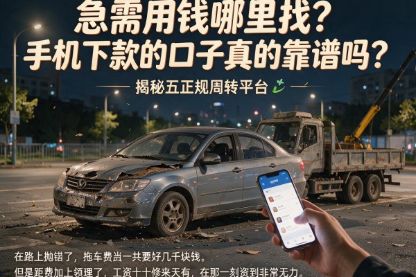 急需用钱哪里找？手机下款的口子真的靠谱吗？揭秘五大正规周转平台