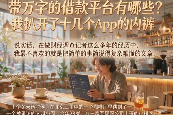 带万字的借款平台有哪些？我扒开了十几个App的内裤