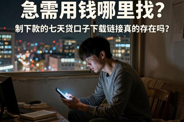 急需用钱哪里找？制下款的七天贷口子下载链接真的存在吗？这几个靠谱平台你必须知道