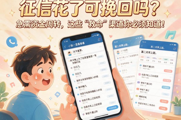 征信花了可挽回吗？急需资金周转，这些“救命”渠道你必须知道！