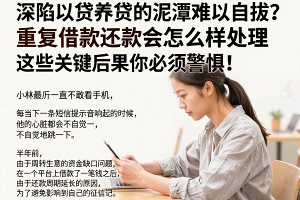 深陷以贷养贷的泥潭难以自拔？重复借款还款会怎么样处理，这些关键后果你必须警惕！