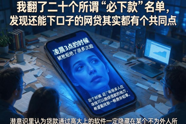 我翻了二十个所谓“必下款”名单，发现还能下口子的网贷其实都有个共同点