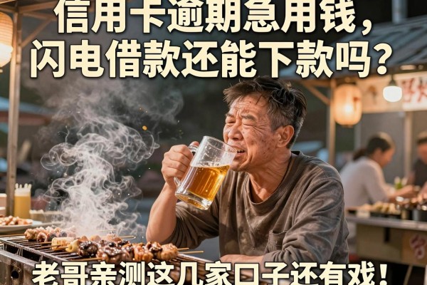 信用卡逾期急用钱，闪电借款还能下款吗？老哥亲测这几家口子还有戏！