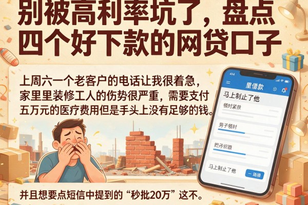 别被高利率坑了，盘点四个好下款的网贷口子