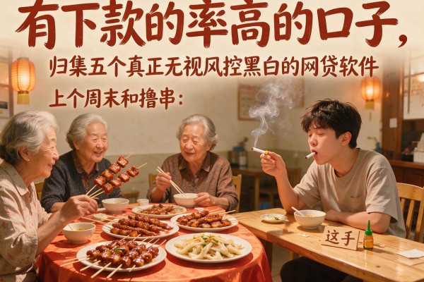 有下款的率高的口子，归集五个真正无视风控黑白的网贷软件