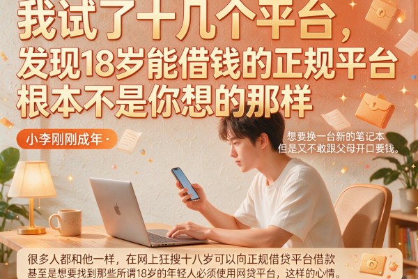 我试了十几个平台，发现18岁能借钱的正规平台根本不是你想的那样