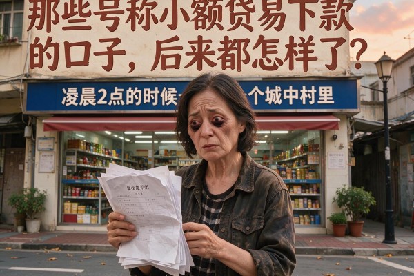那些号称小额贷易下款的口子，后来都怎样了？
