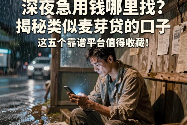 深夜急用钱哪里找？揭秘类似麦芽贷的口子，这五个靠谱平台值得收藏！
