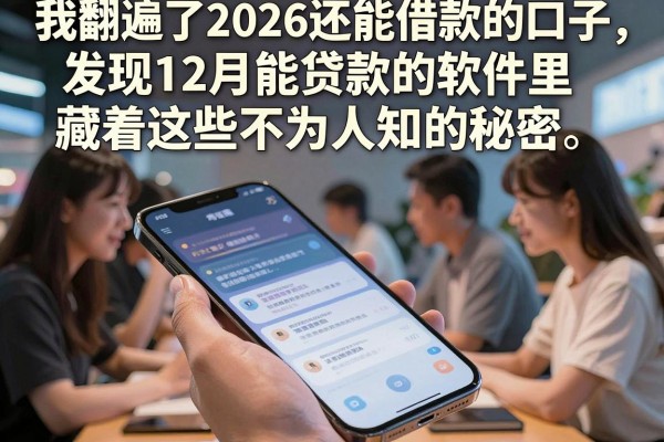我翻遍了2026还能借款的口子，发现12月能贷款的软件里藏着这些不为人知的秘密