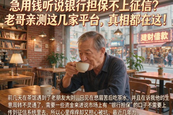 急用钱听说银行担保不上征信？老哥亲测这几家平台，真相都在这！