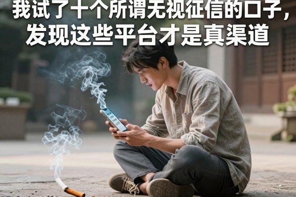 我试了十个所谓无视征信的口子，发现这些平台才是真渠道