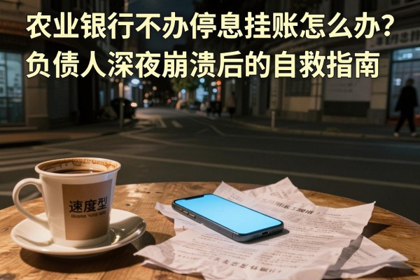 农业银行不办停息挂账怎么办？负债人深夜崩溃后的自救指南与实操策略
