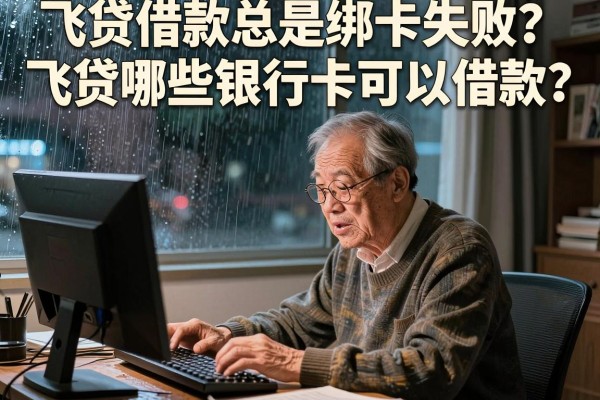 飞贷借款总是绑卡失败？飞贷哪些银行卡可以借款？这篇攻略帮你解开资金难题