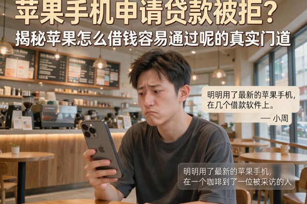 苹果手机申请贷款被拒？揭秘苹果怎么借钱容易通过呢的真实门道
