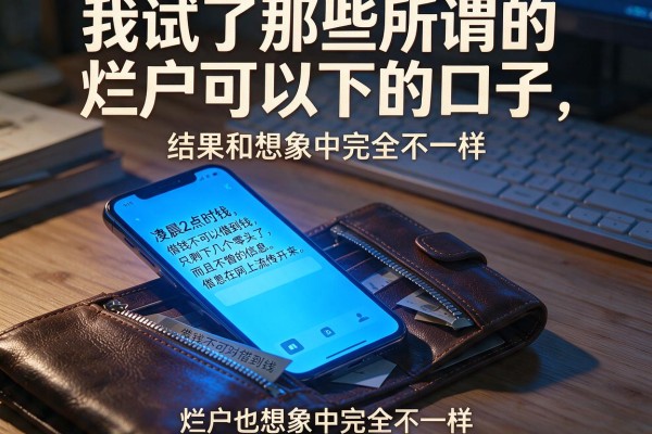 我试了那些所谓的烂户可以下的口子，结果和想象中完全不一样