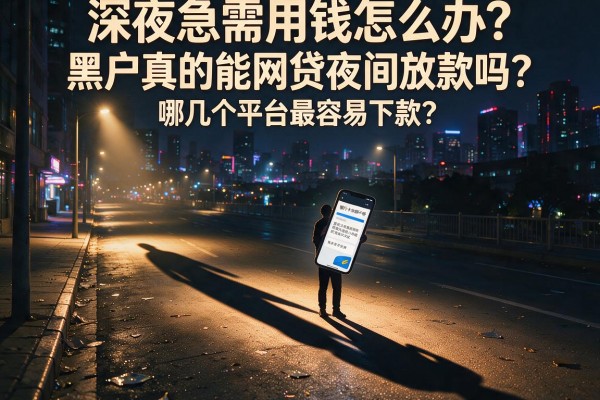 深夜急需用钱怎么办？黑户真的能网贷夜间放款吗？哪几个平台最容易下款？