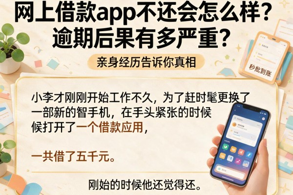 网上借款app不还会怎么样？逾期后果有多严重？亲身经历告诉你真相