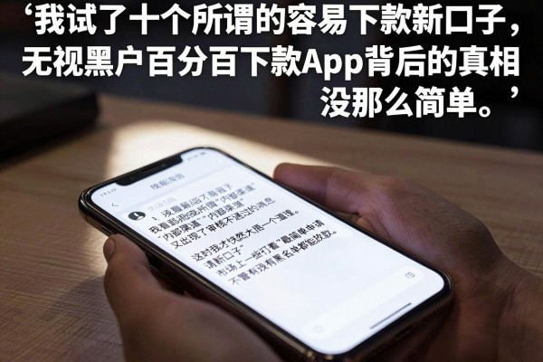 我试了十个所谓的容易下款新口子，发现无视黑户百分百下款App背后的真相没那么简单