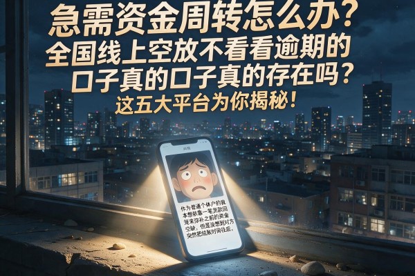急需资金周转怎么办？全国线上空放不看逾期的口子真的存在吗？这五大平台为你揭秘！