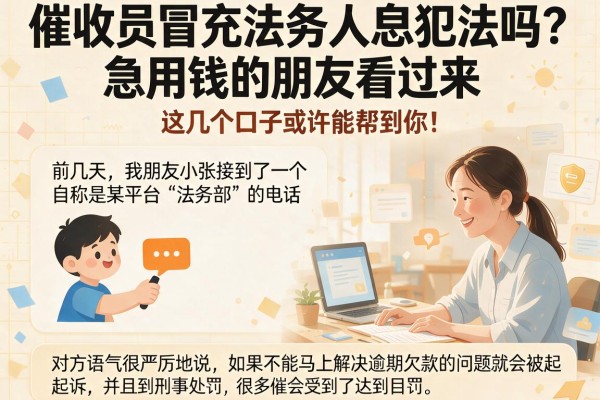 催收员冒充法务人员犯法吗？急用钱的朋友看过来，这几个口子或许能帮到你！