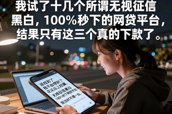 我试了十几个所谓无视征信黑白100%秒下的网贷平台，结果只有这三个真的下款了