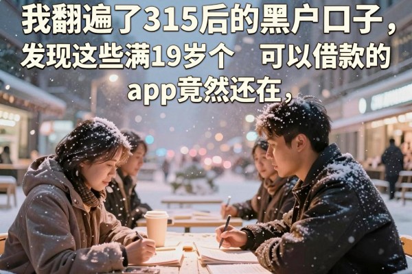我翻遍了315后的黑户口子，发现这些满19岁可以借款的app竟然还在