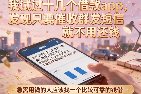我试过十几个借款app，发现只要催收群发短信就不用还钱纯属谣言