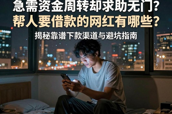 急需资金周转却求助无门？帮人要借款的网红有哪些？揭秘靠谱下款渠道与避坑指南