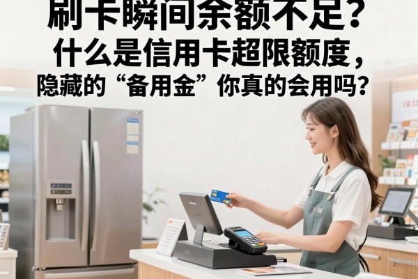 刷卡瞬间余额不足？什么是信用卡超限额度，隐藏的“备用金”你真的会用吗？