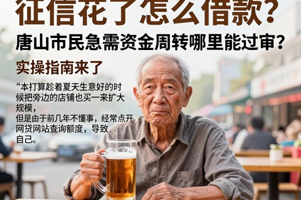 征信花了怎么借款？唐山市民急需资金周转哪里能过审？实操指南来了