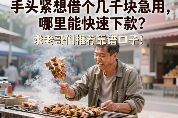 手头紧想借个几千块急用，哪里能快速下款？求老哥们推荐靠谱口子！