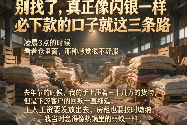 别找了，真正像闪银一样必下款的口子就这三条路