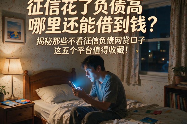 征信花了负债高哪里还能借到钱?揭秘那些不看征信负债网贷口子,这五个平台值得收藏!